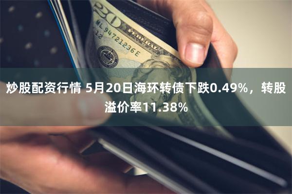 炒股配资行情 5月20日海环转债下跌0.49%，转股溢价率11.38%