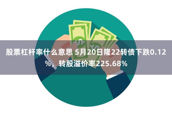 股票杠杆率什么意思 5月20日隆22转债下跌0.12%，转股溢价率225.68%