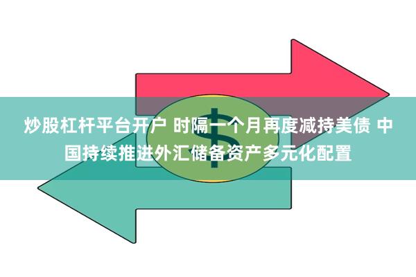 炒股杠杆平台开户 时隔一个月再度减持美债 中国持续推进外汇储备资产多元化配置