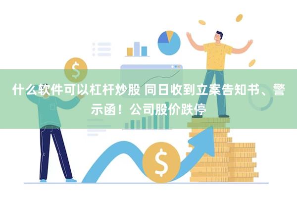 什么软件可以杠杆炒股 同日收到立案告知书、警示函！公司股价跌停