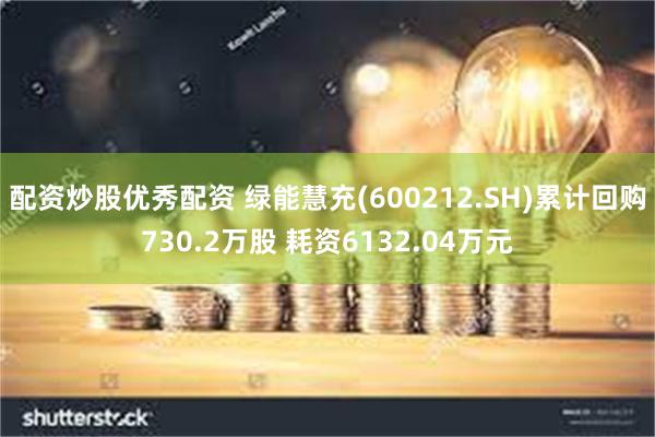 配资炒股优秀配资 绿能慧充(600212.SH)累计回购730.2万股 耗资6132.04万元